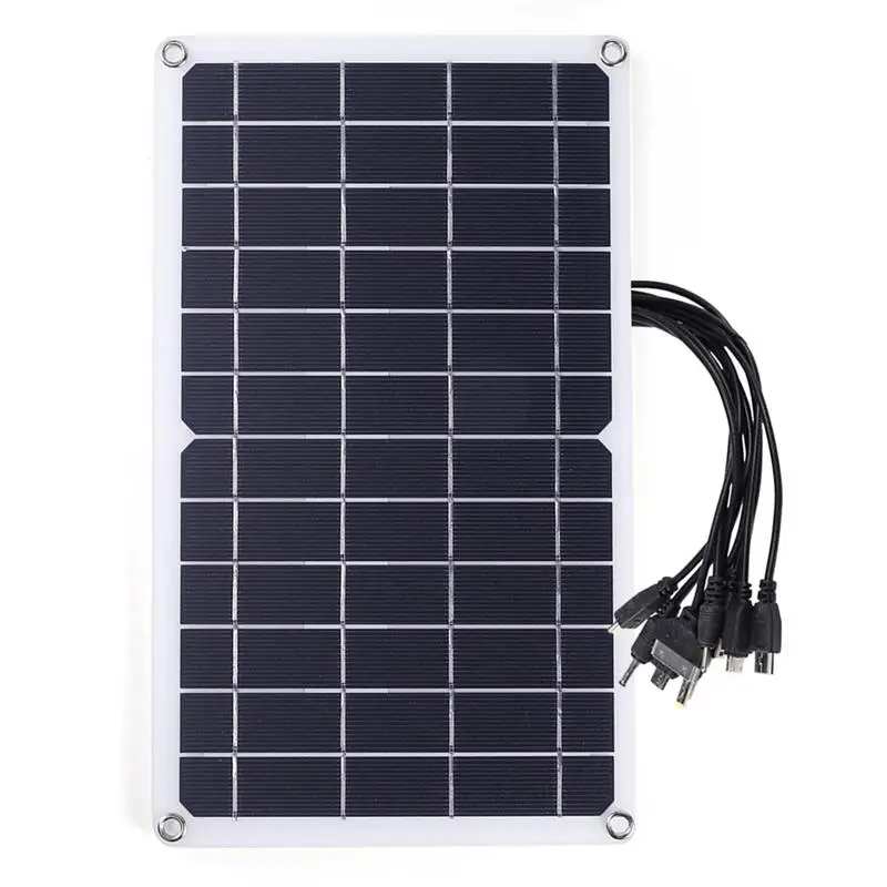 

Solar Charger Solar Panel Charger For Camping 5V Solar Powered Charger For Mobile Phones Power Bank Camping Lights Ip65
