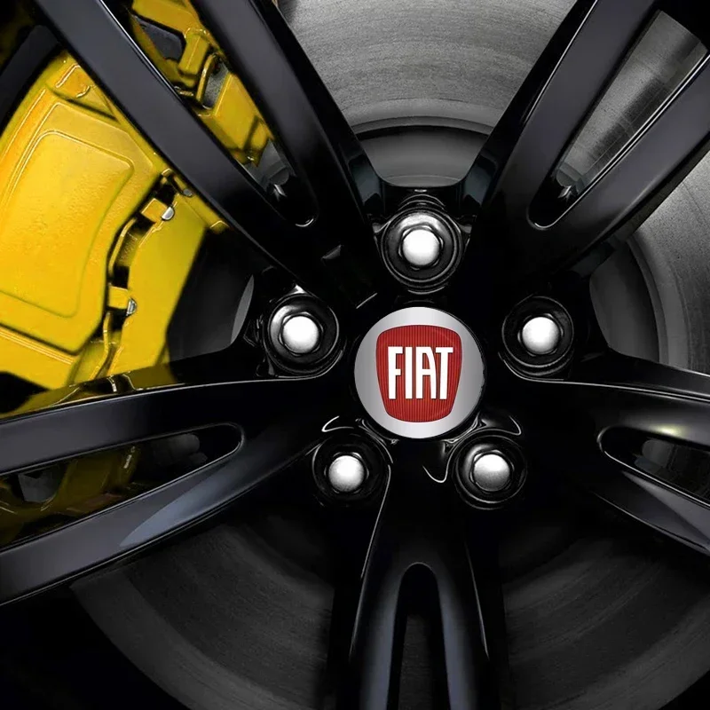 56mm 알루미늄 합금 자동차 휠 센터 데칼 허브 스티커 피아트 티포 비아지오 500 푼토 124 125 500 브라보 스틸로 판다 아바스용