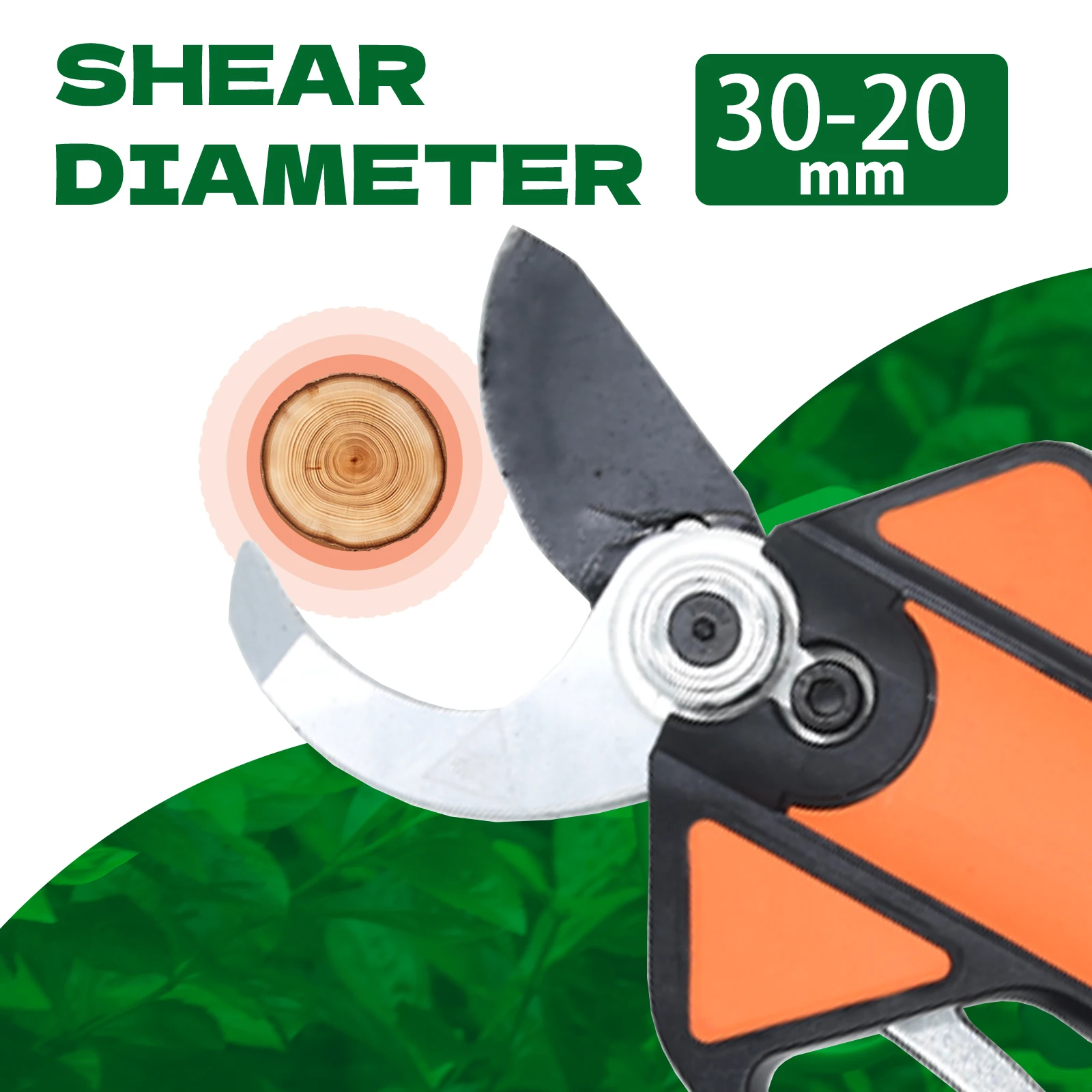 16.8V 30mm Cordless Pruner Lithium-ion Pruning Shear Efficient electric scissors Bonsai Electric Tree Branches  garden tools M30 2