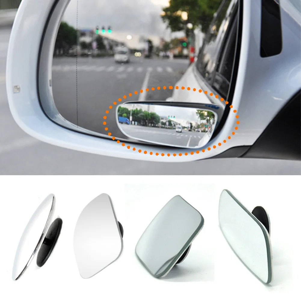Set 3 Specchi Telescopici D'Ispezione Rotanti 360° | Rettangolare, Rotondo E Ovale | Per Auto E Officina