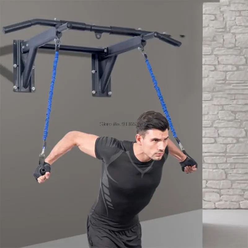 Multifunctional Rotatable Horizontal Bar Pull-ups Home Wall Fixed Wall Punch Single Parallel Bar Fitness Equipment