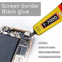 T7000 Black Contact Cellphone Tablet Repair Adhesive HNBC Strong t-7000 Glue 15ML 50ML 110ML with Fine Needle Outlet 1