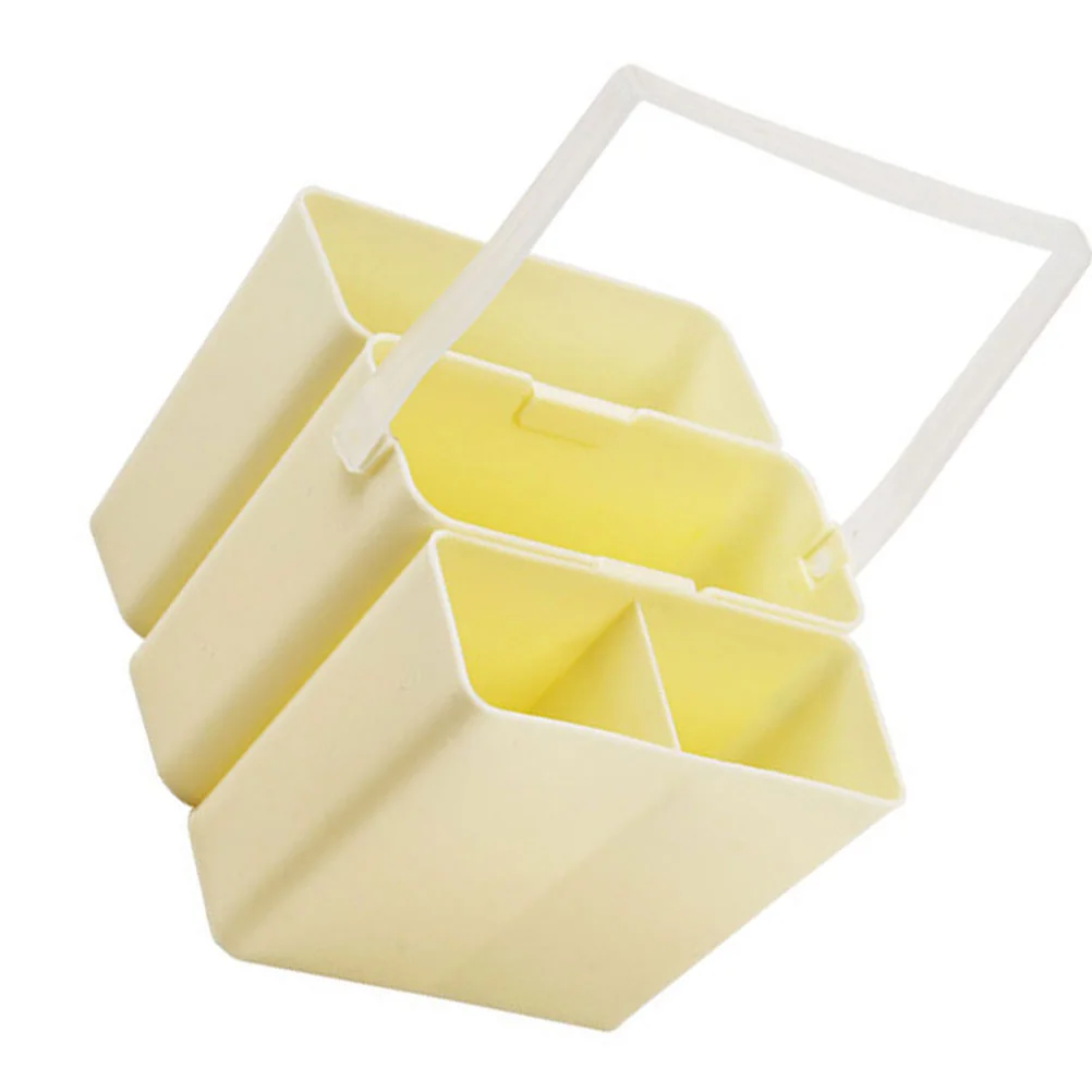 

Paint Brush Washing Tool Pen Bucket Painting Cleaner Square Multi-functional Holder Portable