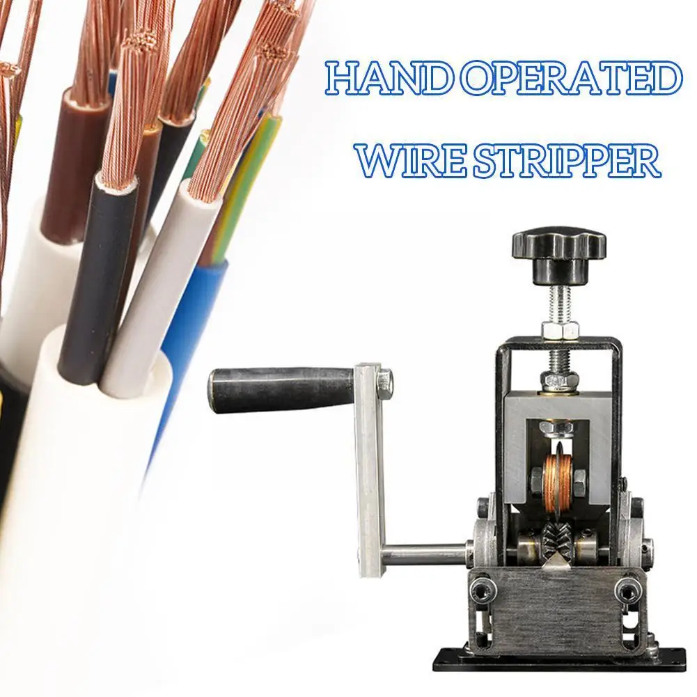

Manual Wire Stripping Machine Cable Scrap Recycle Alloy Steel Cable Peeling Stripper Machine For 1-20mm Diameter Cab R9Z4