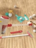 Vacuum cleaner, sanitary ware, playhouse, playset Suitable for children over 3 years old Pretend to sweep the floor clean 2