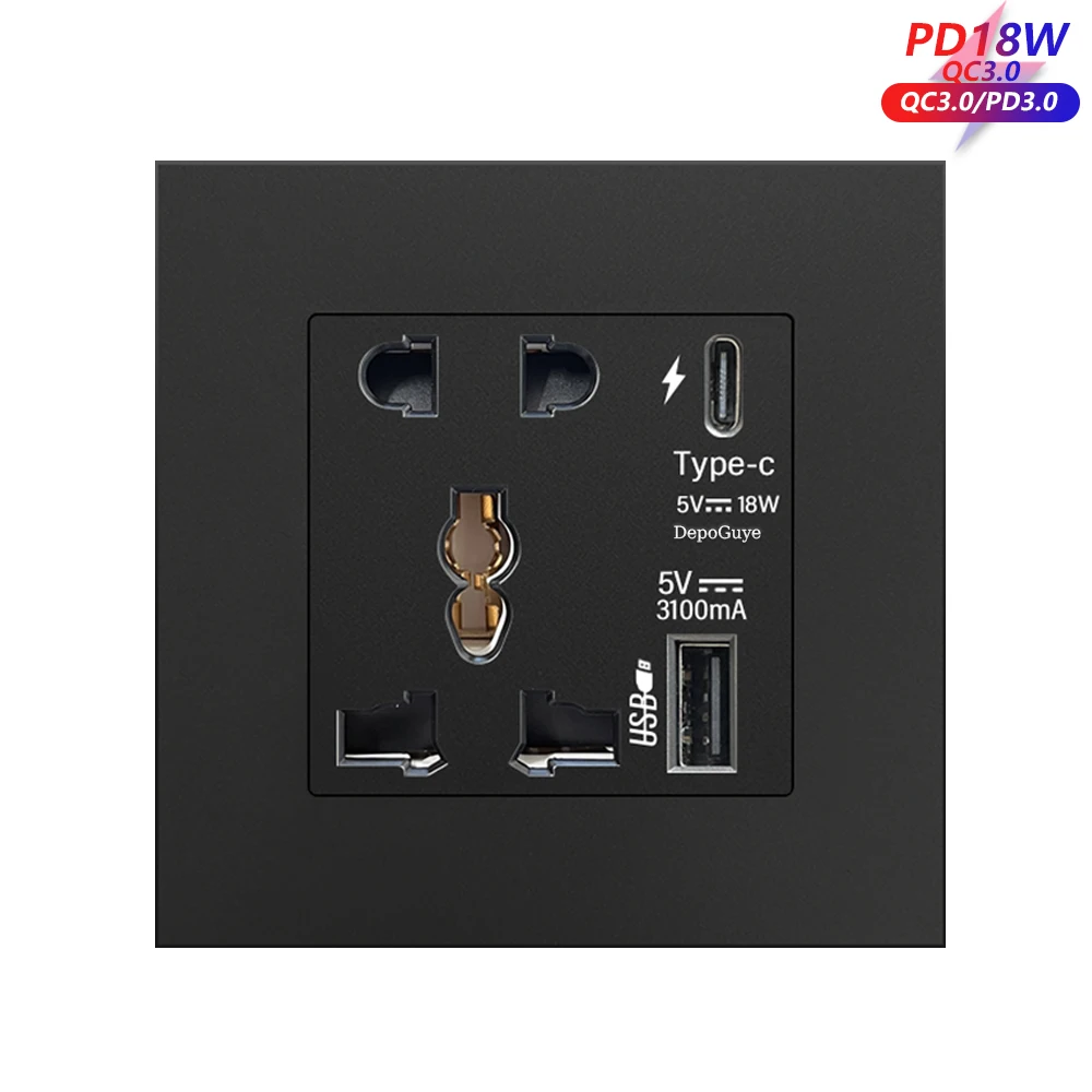 5Pin UN-AC-18W-Black