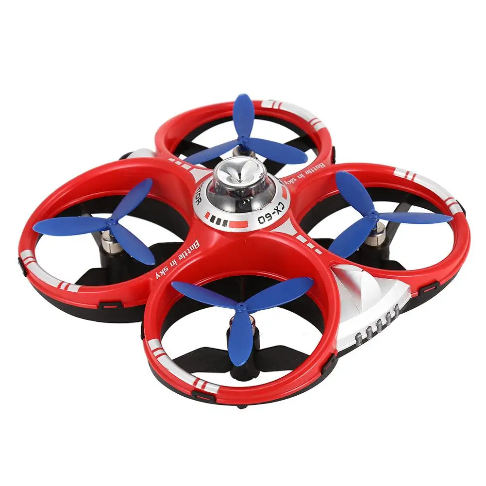 CX-60 AIR Dominator 2.4G 4CH 6 Axis Gyro Mobile WIFI RC Infrared Fighting Drones-Red+Blue