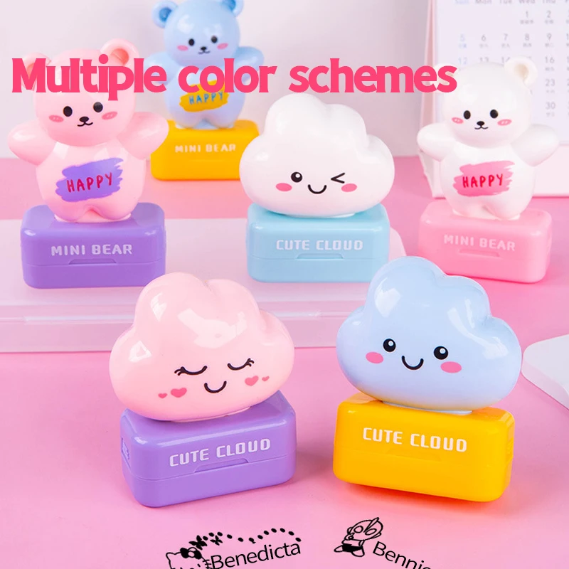 Cartoon Bear Name Stamp-Waterproof, Washable & Non-Fading-Perfect for Youngsters' Clothing & Gifts
