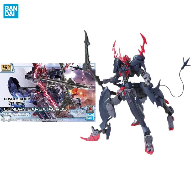 Bandai Original Gundam Model Kit Anime Figure Hg 1/144 Barbataurus