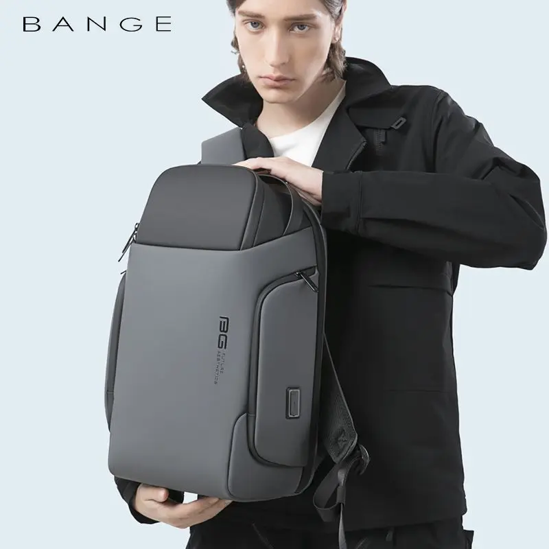 BANGE Laptop Backpack Large Capacity Business Men's Waterproof Travel Backpack
