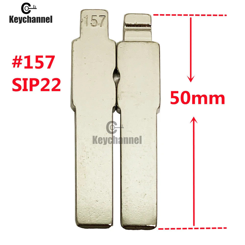 10PCS/LOT LISHI SIP22 #157 Key Blade For KD JMD VVDI Universal Remote Fob For Fiat Punto Ducato Stilo Panda Idea