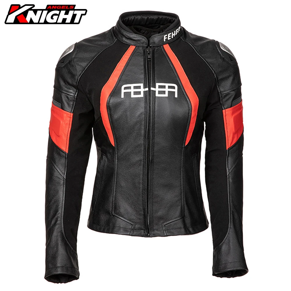 여성용 겨울 따뜻한 가죽 모토 자켓, 낙하 방지 내마모성 모토크로스 라이딩 보..