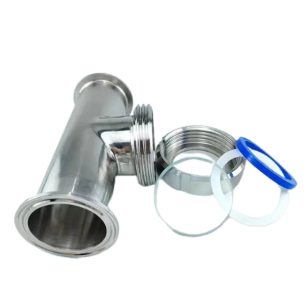 4"(102mm)OD119mm Tri-Clamp Sight Glass Tee For Distillation, Homebrew Beer Equipment,Stainless Steel Flute Reflux Column Still