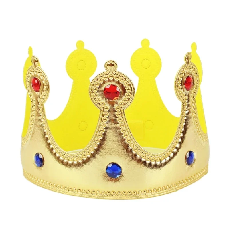 HOT SALE Eye-catching Party Crown Hats Birthday Head-Wear Toy for Kids DIY Crafts Cute Design Crowns Multicolor Cosplay Party