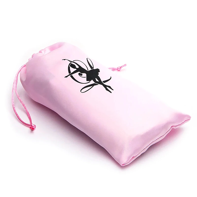 Description Picture 6 of item1PC Pink White Dance Bag Shoes Storage Pouch Ballet Organizer Handbag Bags Pouches Satin Ballet Shoe Bag Dance Shoes Pouch