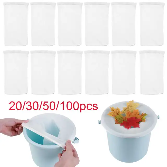 20/30/50/100Db Medence Skimmer Zokni Nejlon Háló Kialakítás A Szűrőkosár Háztartáshoz Perfect Savers Úszómedence Kiegészítők