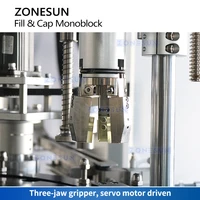 ZONESUN Automatic Bottle Filling & Capping Machine Monoblock ZS-AFC28 5