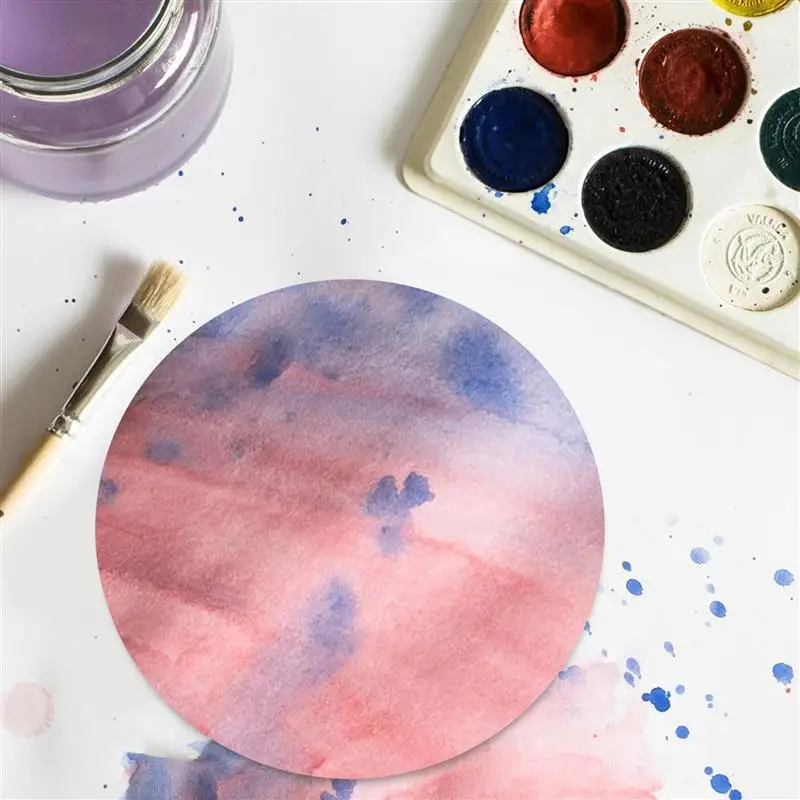 Canvas Round Art Painting Circle Board custom painting canvas painting canvas painting canvas board Artist Oil Acrylic Panels For 40Cm Frame Large Circular Fine Paint Blank Boards Panel