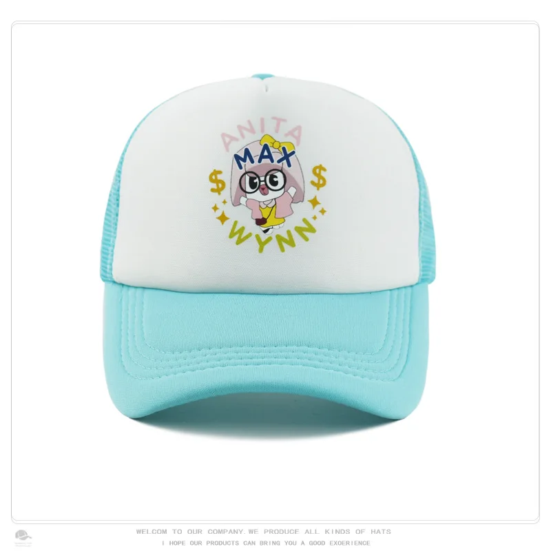 Кепки WYNN Sponge Net Hat Drake Anita Max Vnn з мультяшним принтом, модні бейсболки для чоловіків і жінок, модні кепки Tidal Current Duck Tongue.