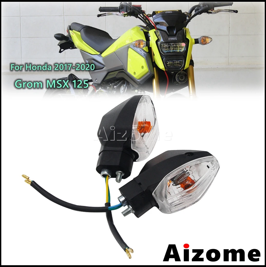 

12V Motorcycle E-mark E4 Turn Signal Light For Honda Grom MSX 125 Bulb Amber Flasher Blinker Indicator Lamp 2017 2018 2019 2020