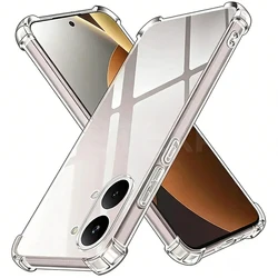 Crystal Clear Shockproof Soft Case - Ultra Thin Transparent Silicone Protective Cover - Poco X8 Pro