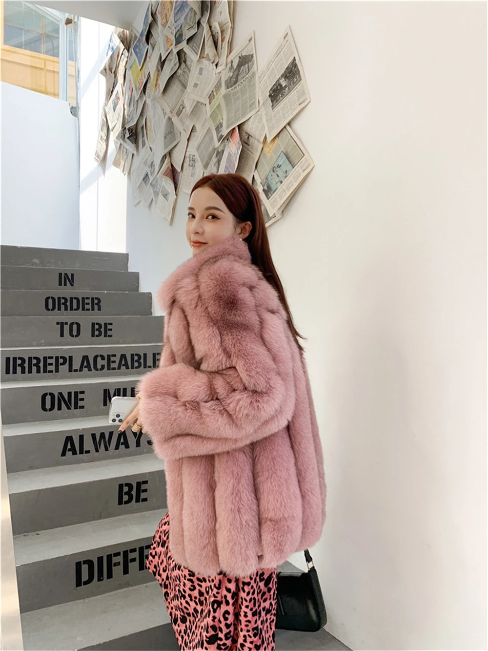 【美品】ブルーフォックス 毛皮 ロングコート 着丈118cm BF-0321-1T-11.jpg