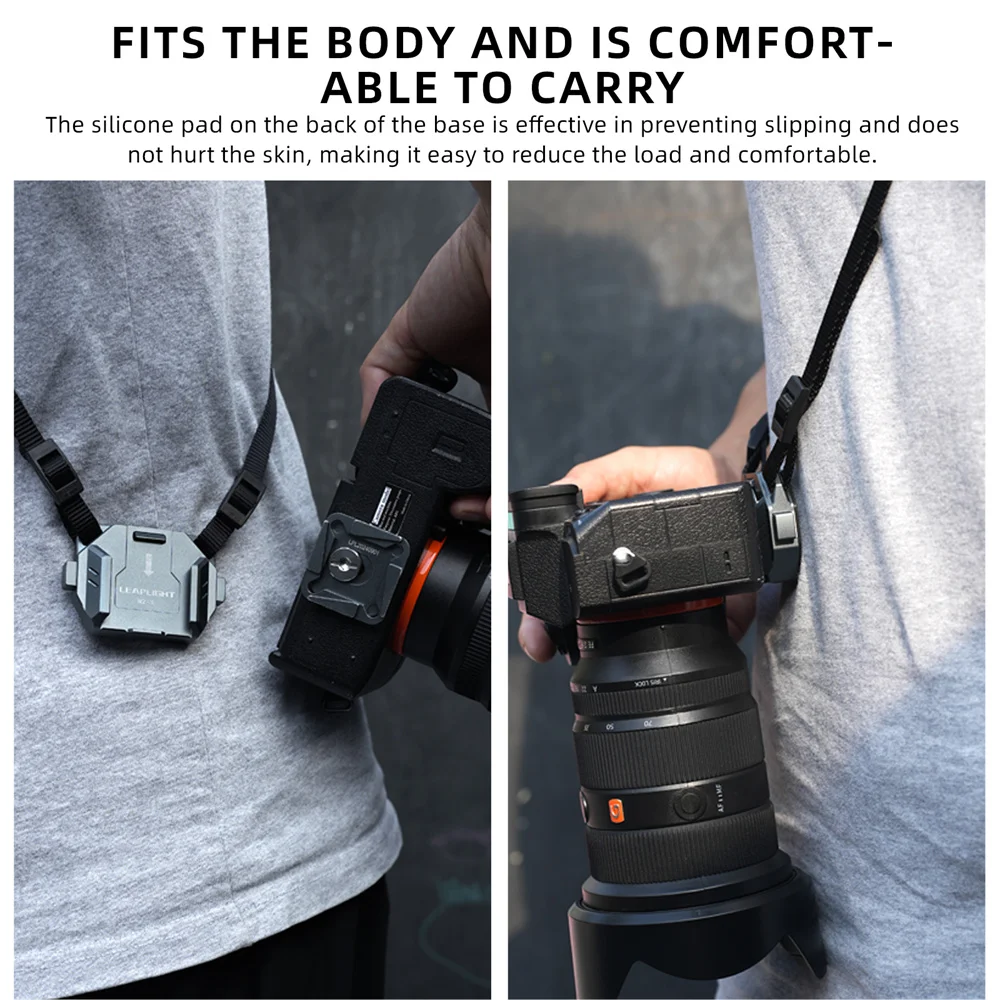 LEAPLIGHT DSLR Camera Base Adapter Quick Release System Camera Strap Mount For Sony Canon Fuji Nikon PD