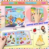 10 Set Reusable Kids Stickers Books Toys Novel DIY Sticker Matching Game Montessori Focus Learning Educational Toys For Children 6