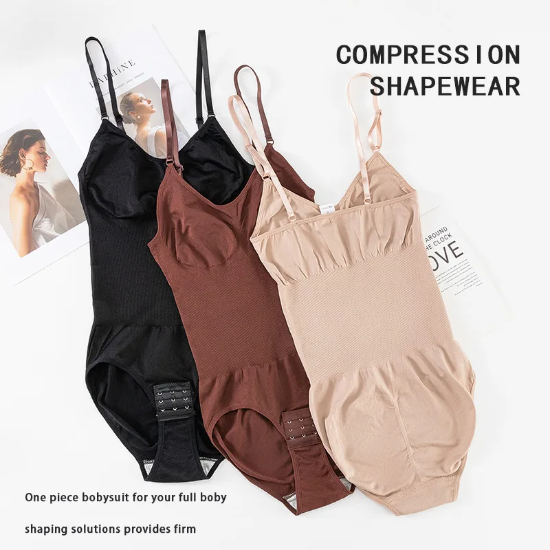 Casual Fitness Basic Summer Bodysuit Women Sleeveless Body Rompers Womens Jumpsuit 2023 New Solid Color Sexy Slim Jumpsuit