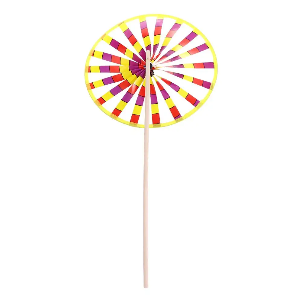 

Fun Interest Children Gifts Toy For Kids Outdoors Windmill Toys Wind Spinner Rotating Toys Single Layer Windmill