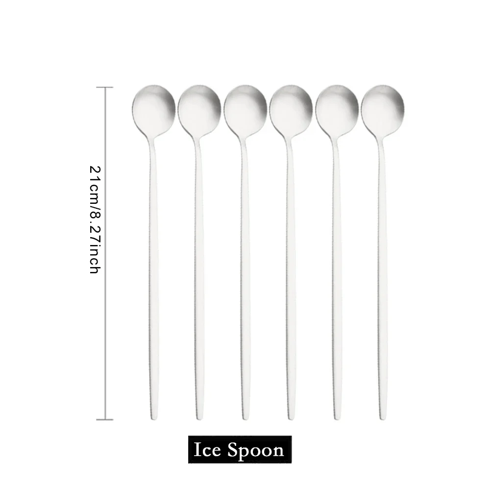 6Pcs Ice Spoon