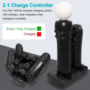 충전기 도크 충전 스탠드, PS3/PS3 이동 무선 컨트롤러