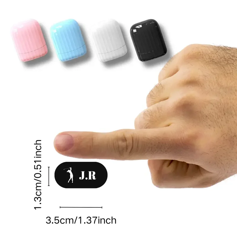 1pc Personalized Signature Stamp, Engraved Handwriting Seal, ABS Material, Ideal for Work and Personal Use