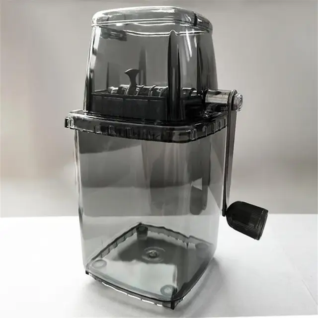 Shaved Ice Machine Snow Cone Machine Portable Making Ice Crusher Ice Shaving Planer Machine Ice Slushy Maker Machine Cup New 4