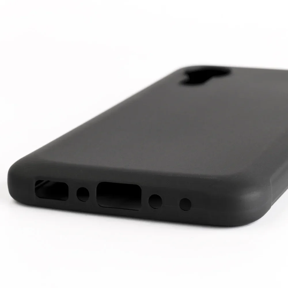 Matte Black Soft TPU Silicone Case – Premium Back Cover for Samsung Galaxy Xcover 7