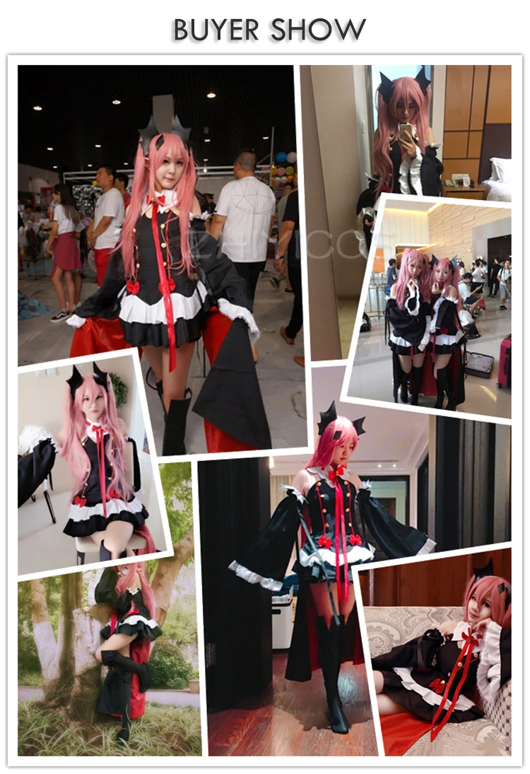 Seraph of the End Krul Tepes Vampir Kostüm Halloween Damen S-XL 13 Seraph of the End Krul Tepes Vampir Kostüm Halloween Damen S-XL 2