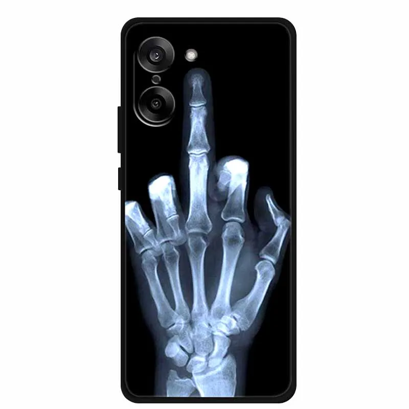 Sleek Black Soft Silicone Shockproof Phone Case