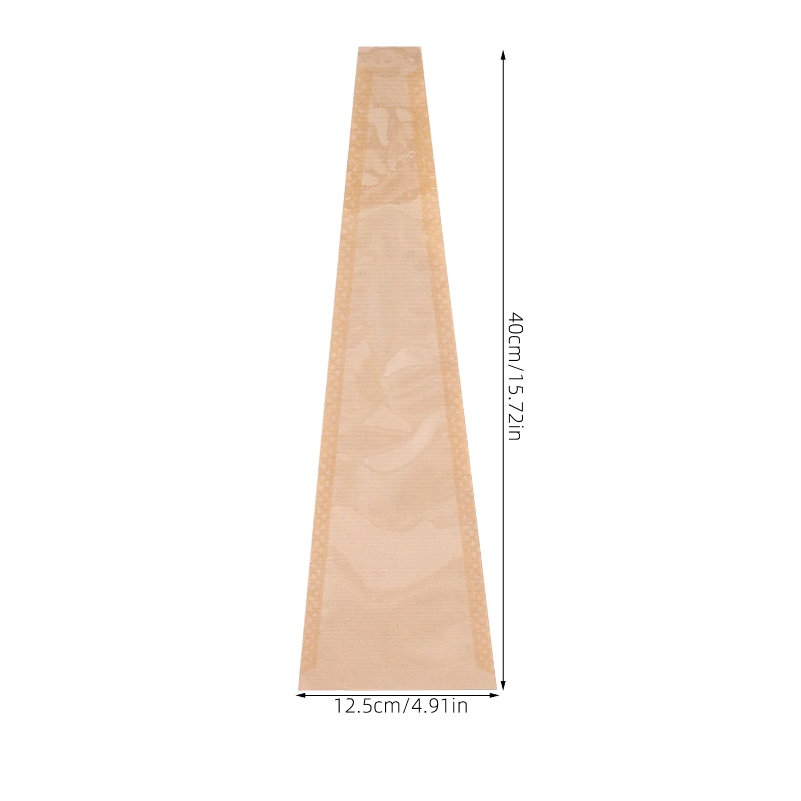 장미 꽃 포장 가방, 선물용 투명 가방, Opp 크래프트 페이퍼, 실용적인 꽃다발, 50 개