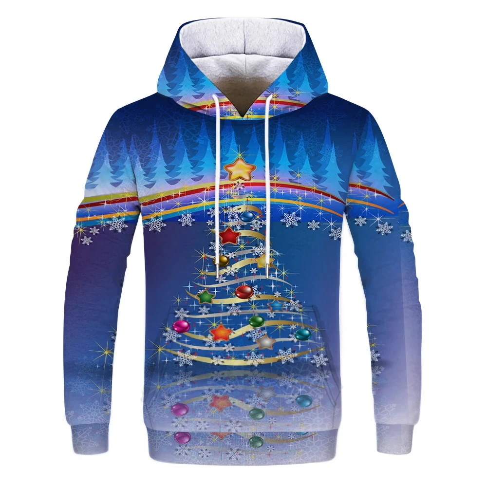 

Christmas hoodies 3D print Sweatshirts Men/Women Funny Autumn Long Sleeve Warm fashion Sweatshirts Santa Claus kids Hoodies