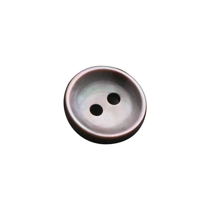 10pcs 10/11.5mm Natural Shell Sewing Buttons Black Mother of Pearl Round Shell Thin Edge Button For DIY Shirt Cuff Accessories 6