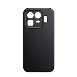 Luxury Soft Silicone Matte TPU Shockproof Bumper Case for Realme Neo8 (Black)