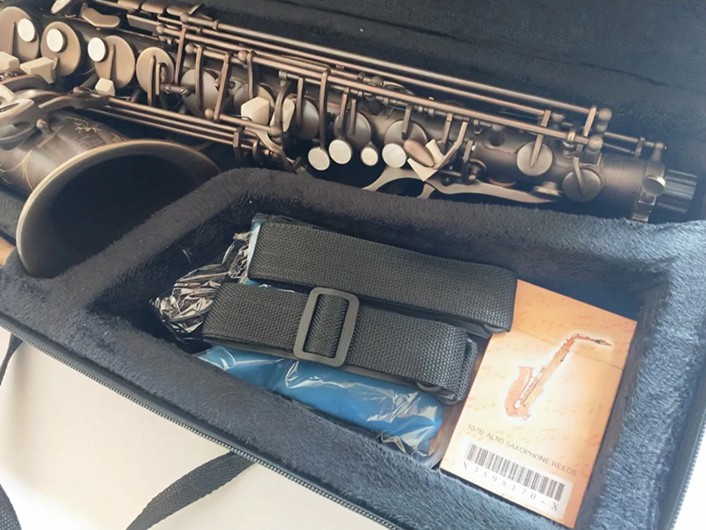 Mark VI Saxophone High Quality Alto Saxophone 95% Copy Instruments Antique copper simulation Brass With Case