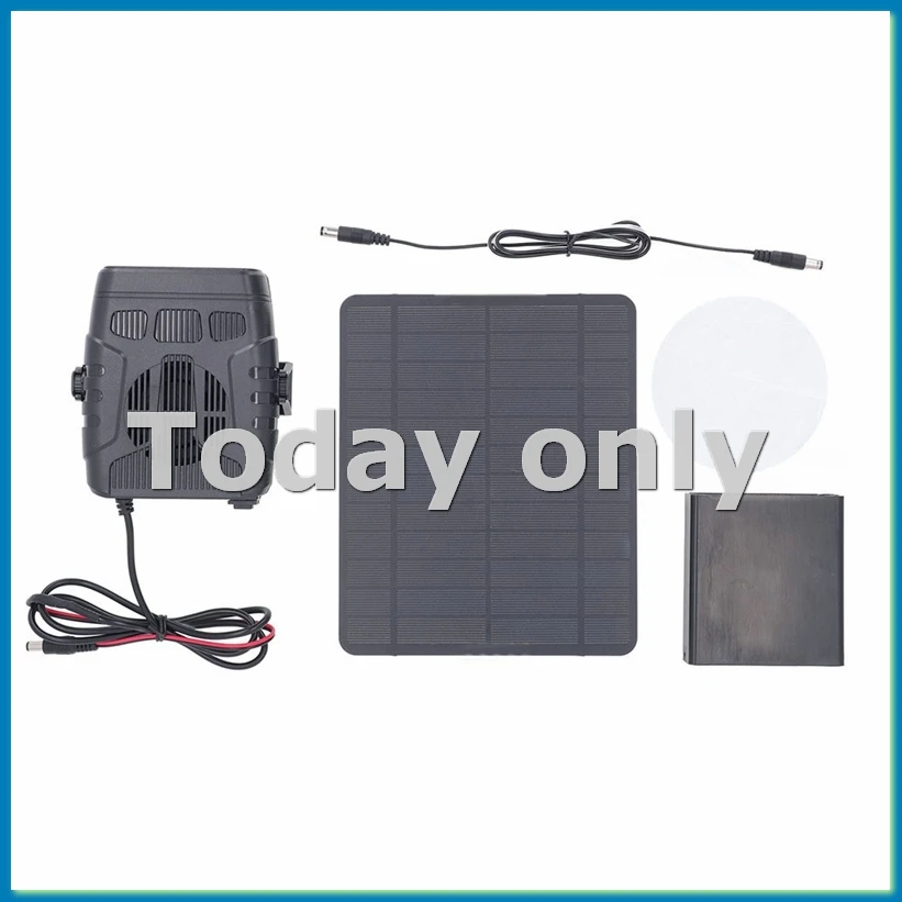 휴대용 태양광 패널 히터 12V 20W - 야외 캠핑, 자동차, 애완동물용 워머, 효율적인 난방-A86Z
