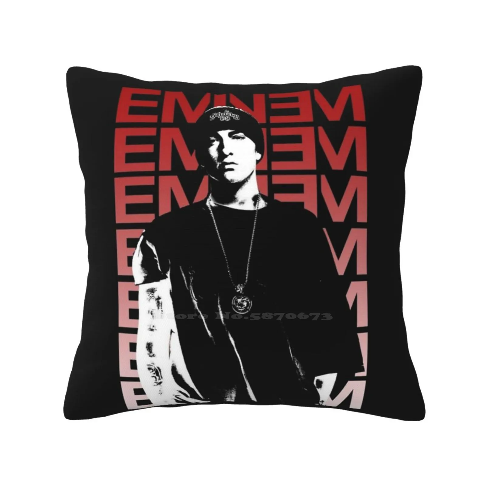 

Популярный модный чехол Rap Em для диванной подушки, наволочка с логотипом в стиле 60-х годов, музыкальная повязка, живая помощь, тяжелый металлический логотип, тур Брайана
