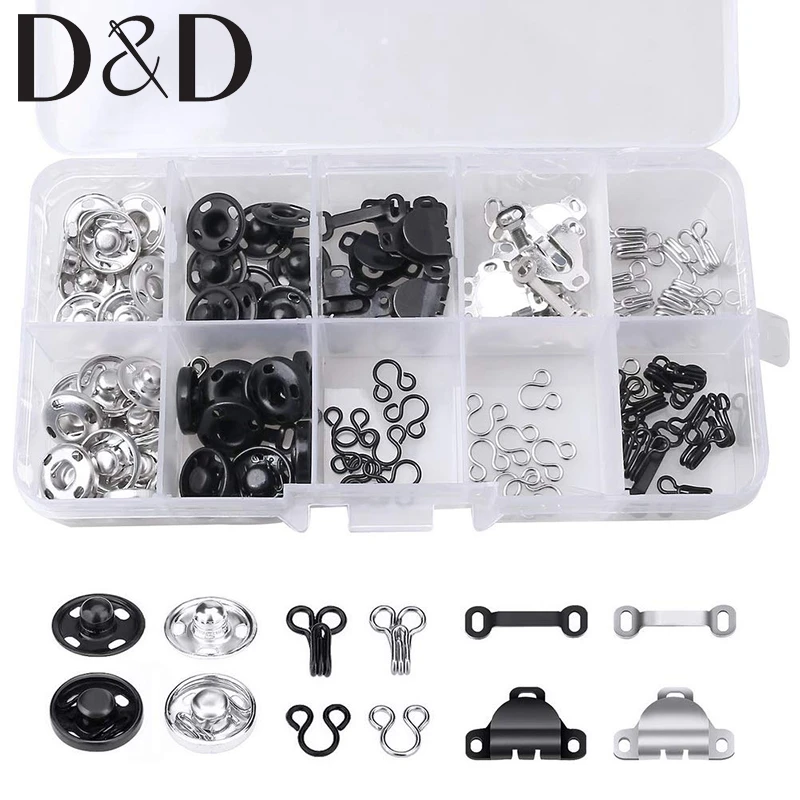 Clothing Fixing Tools Trousers Hooks Eyes Sewing Snaps Sewing