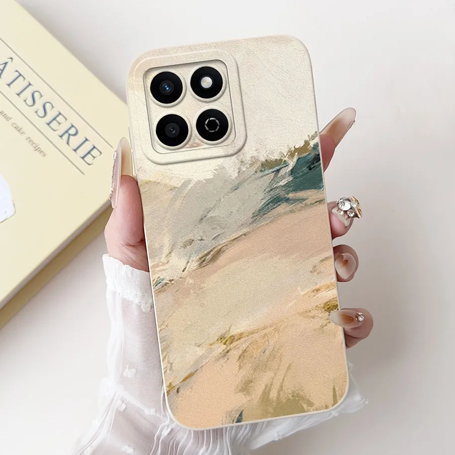 Shockproof Fashion Bowknot Marble Soft Liquid Silicone Case