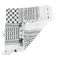 Shemagh Head Neck Scarf Men Women Shawl Kafiya Wrap Shemagh Scarf Hunting Hiking Scarves with Tassels Windproof