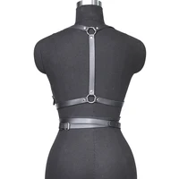 Femmes mode Punk harnais ceintures Harajuku poitrine harnais corsett ceinture bretelles pour femmes taille ceinture gothique vêtements accessoires 4