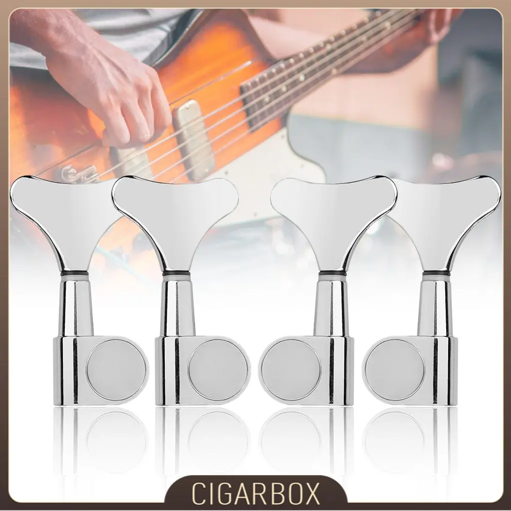 

Электрические колышки для настройки бас-гитары, тюнеры, насадки для тюнинга клавиш/кнопок, детали для гитары, левая и правая рука, аксессуары для бас-гитары