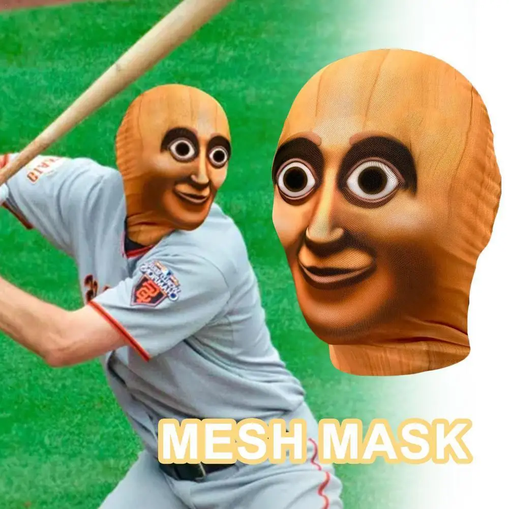 Maschera Balaclava Divertente Stampata in 3D con Effetto Visivo Realistico per Cosplay, Halloween e Feste a Tema